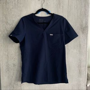 FIGS True Navy Catrina Scrub Top